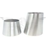 84mm x 3" OD CONCENTRIC CONE REDUCER POLISHED 316