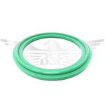 1.5" CLAMP JOINT RING VITON GREEN UNLIPPED