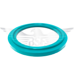 3" CLAMP JOINT RING VITON GREEN LIPPED
