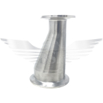 1.5" X 3/4" FERRULE ENDED ECCENTRIC CONE POLISHED 316 1.5" X 3/4" FERRULE ENDED ECCENTRIC CONE POLISHED 316