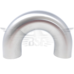 1.5" 180° ELBOW POLISHED 316 CENTRE = 105mm