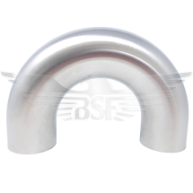 3inch 180° ELBOW POLISHED 316 CENTRE = 172mm (2mm THK)