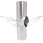 1.25" PULLED TEE POLISHED 316 L=128MM