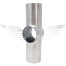 1.5inch PULLED CROSS POLISHED 316L