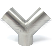 1inch Y PIECE POLISHED 316L