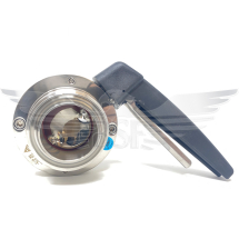 2.5inch RJT M/M TASSALINI B'FLY VALVE 316 - SILICONE SEAL *Clearance* 2.5inch RJT M/M TASSALINI B'FLY VALVE 316 - SILICONE SEAL *Clearance*