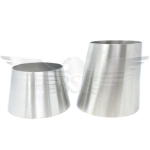 84mm x 3inch OD CONCENTRIC CONE REDUCER POLISHED 316