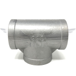1/4" BSPP EQUAL TEE 150LB 316