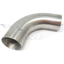 90° ISO Bend Dull Polished 304