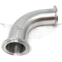 Tri-Clamp Ferrule Ended 90° Bend Tri-Clamp Ferrule Ended 90° Bend