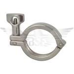 5" SINGLE HINGE CLAMP 304 (T/S 5.6MM THICK FERRULE)