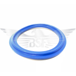 4" CLAMP METAL DETECTABLE UNLIPPED SEAL - BLUE EPDM