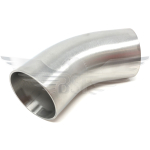 2.5" 45&deg; BEND POLISHED 316L
