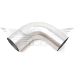 3" 90&deg; 1 x DIA BEND POLISHED 316