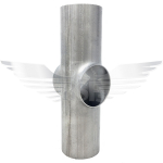 4" PULLED CROSS DESCALED 316L