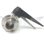 4" P/E 'BSF' BUTTERFLY VALVE 316L - WITH EPDM SEAL & 12 POSITION NYLON HANDLE