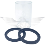 1" OD SIGHT GLASS SPARES KIT GLASS & 2 x EPDM SEALS