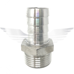 1" BSPT x 1" HOSE NIPPLE 150LB 316