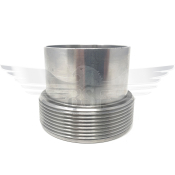 2inch BSP PARALLEL MALE X OD WELD PREP 316