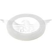 4inch CLAMP JOINT RING SILICONE TRANSLUCENT