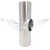 2.5inch PULLED TEE POLISHED 316