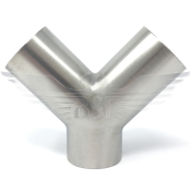 2.5inch Y PIECE POLISHED 316L