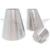 154mm x 3inch OD ECCENTRIC CONE REDUCER POLISHED 316