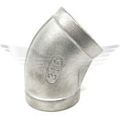 1.25inch BSPP 45° ELBOW 150LB 316