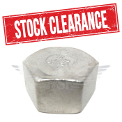 1/2inch BSPP HEX CAP 150LB 316