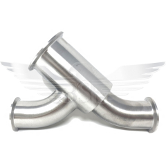 Tri-Clamp Ferrule Pump Protection Y Type Strainer Body