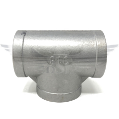 BSPP Equal Tee 150lb 316