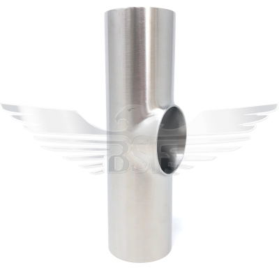 3Inch PULLED TEE POLISHED 304