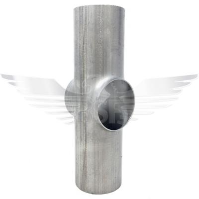 3Inch PULLED CROSS DESCALED 316L