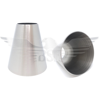 2.5Inch X 1Inch CONCENTRIC CONE POLISHED 316L