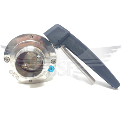 1.5Inch P/E TASSALINI BUTTERFLY VALVE 316 - SILICONE SEAL